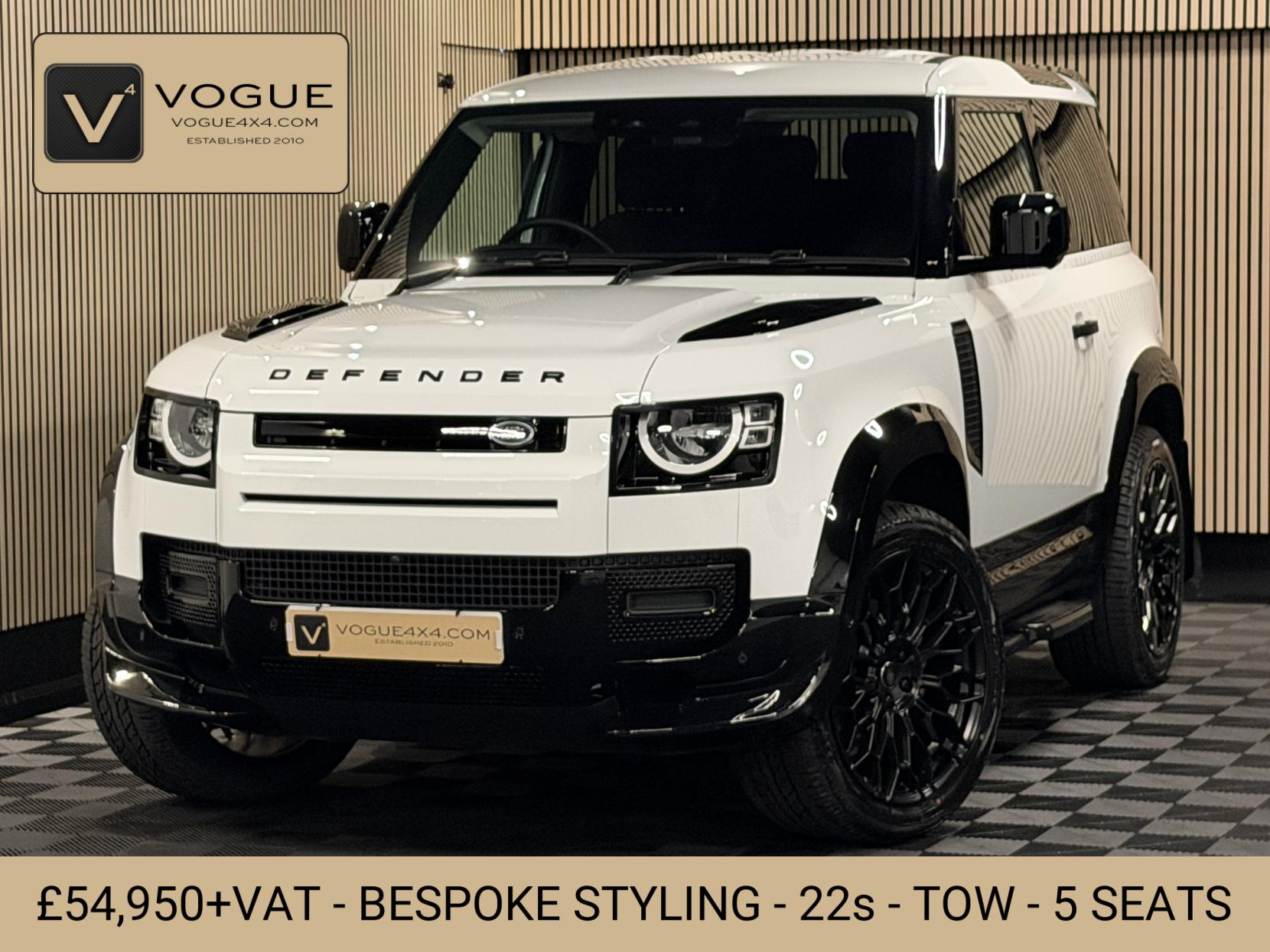 Land Rover Defender 90 3.0 D250 MHEV Hard Top SUV 3dr Diesel Auto 4WD SWB Euro 6 (s/s) (250 ps)