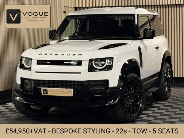 Land Rover Defender 90 3.0 D250 MHEV Hard Top SUV 3dr Diesel Auto 4WD SWB Euro 6 (s/s) (250 ps)