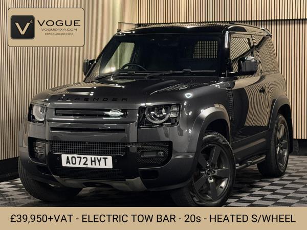 Land Rover Defender 90 3.0 D250 MHEV Hard Top SUV 3dr Diesel Auto 4WD SWB Euro 6 (s/s) (250 ps)