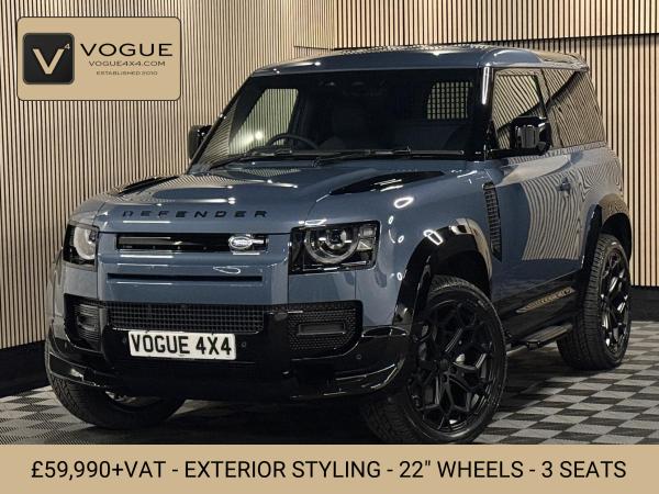 Land Rover Defender 90 3.0 D250 MHEV S Hard Top SUV 3dr Diesel Auto 4WD SWB Euro 6 (s/s) (249 ps)