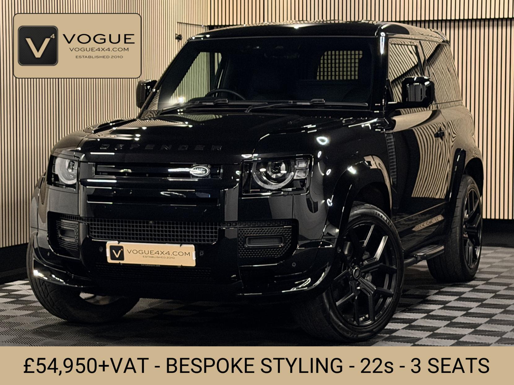 Land Rover Defender 90 3.0 D250 MHEV S Hard Top SUV 3dr Diesel Auto 4WD SWB Euro 6 (s/s) (250 ps)