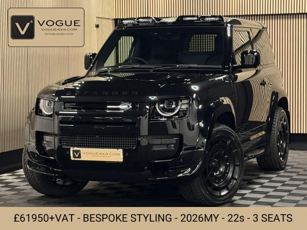 Land Rover Defender 90 3.0 D250 MHEV S Hard Top SUV 3dr Diesel Auto 4WD SWB Euro 6 (s/s) (249 ps)