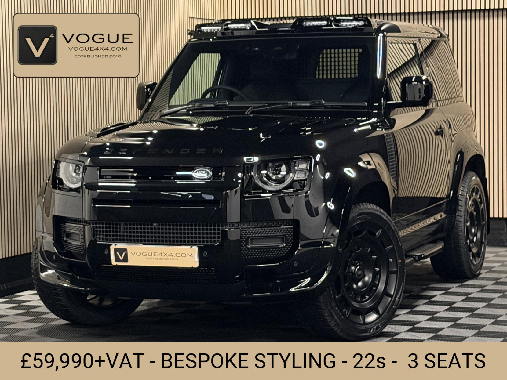 Land Rover Defender 90 3.0 D250 MHEV S Hard Top SUV 3dr Diesel Auto 4WD SWB Euro 6 (s/s) (249 ps)