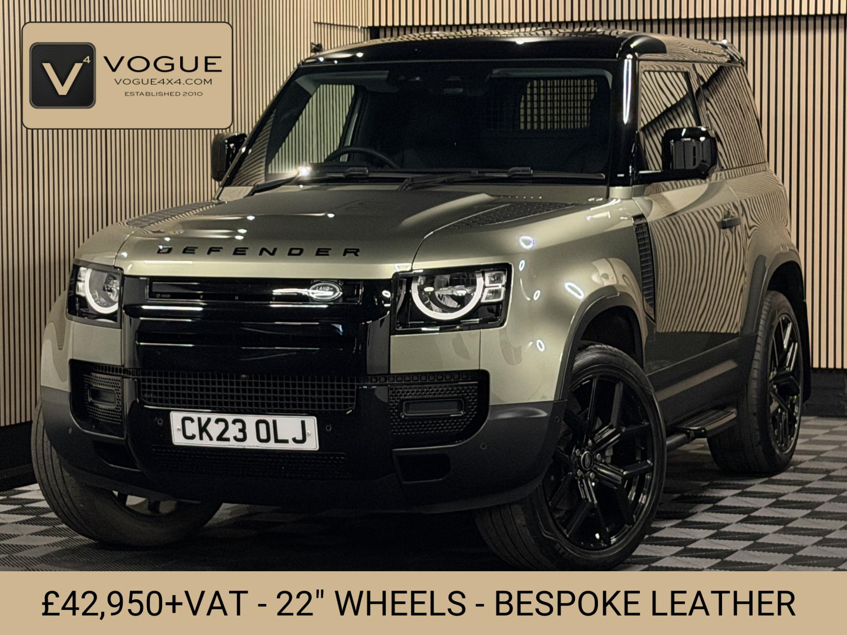 Land Rover Defender 90 3.0 D250 MHEV Hard Top SUV 3dr Diesel Auto 4WD SWB Euro 6 (s/s) (250 ps)