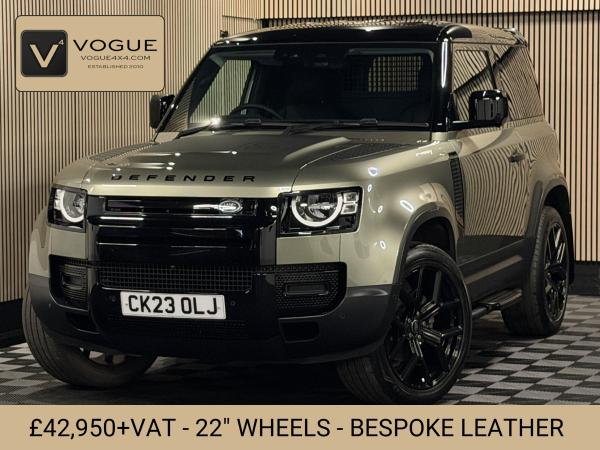 Land Rover Defender 90 3.0 D250 MHEV Hard Top SUV 3dr Diesel Auto 4WD SWB Euro 6 (s/s) (250 ps)