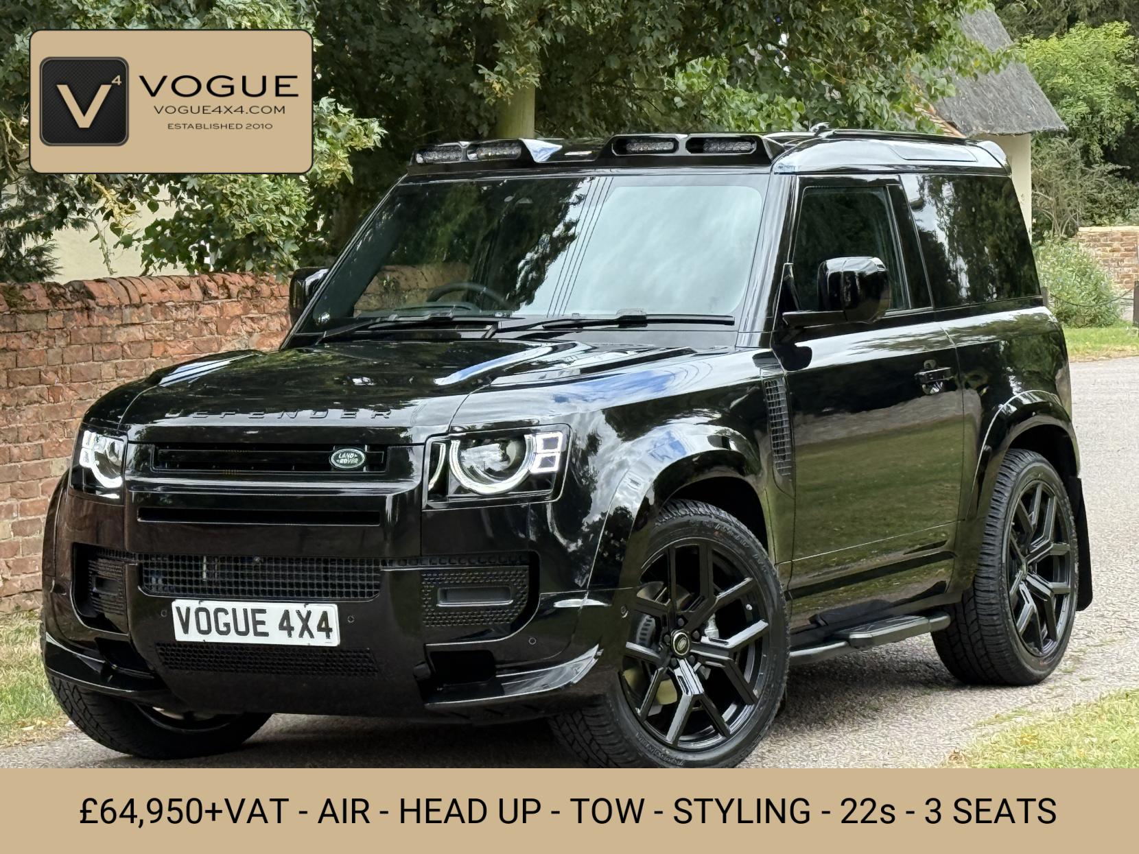 Land Rover Defender 90 3.0 D250 MHEV X-Dynamic SE Hard Top SUV 3dr Diesel Auto 4WD SWB Euro 6 (s/s) (249 ps)