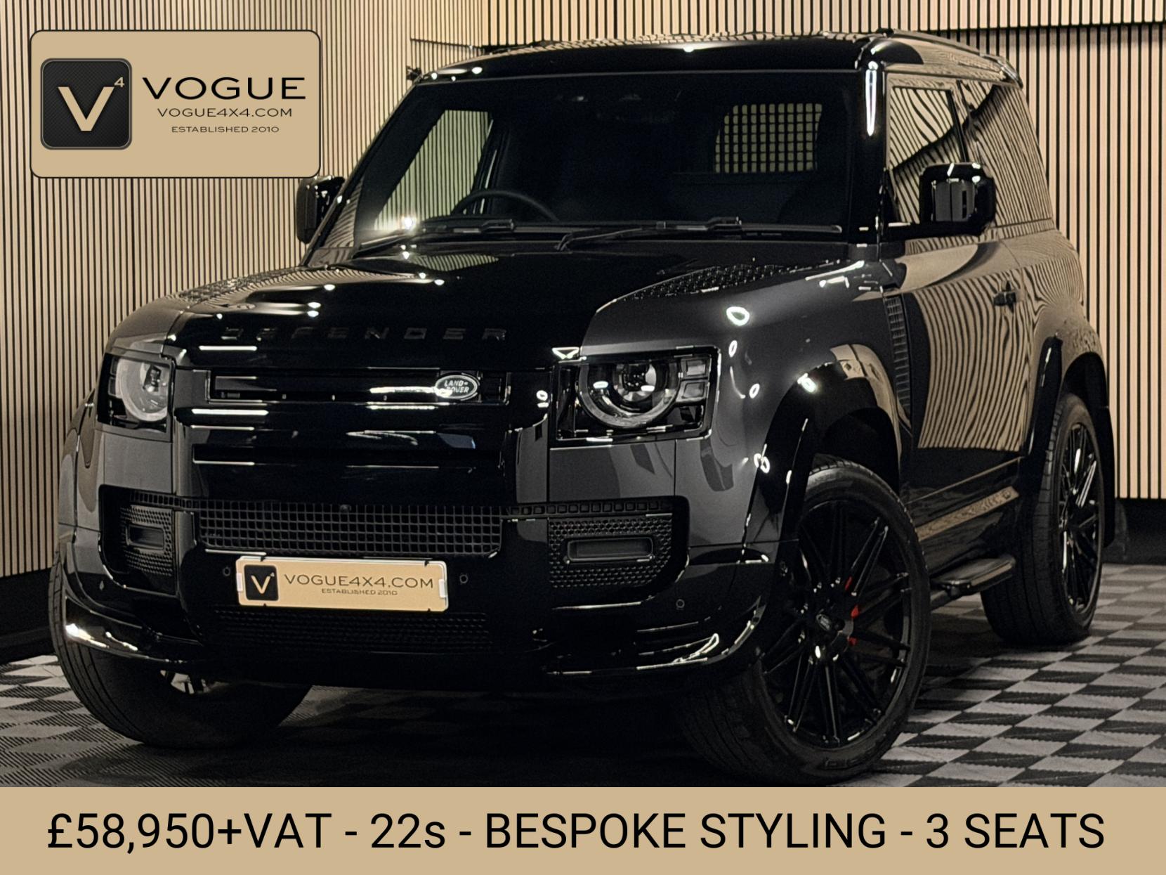 Land Rover Defender 90 3.0 D250 MHEV S Hard Top SUV 3dr Diesel Auto 4WD SWB Euro 6 (s/s) (250 ps)